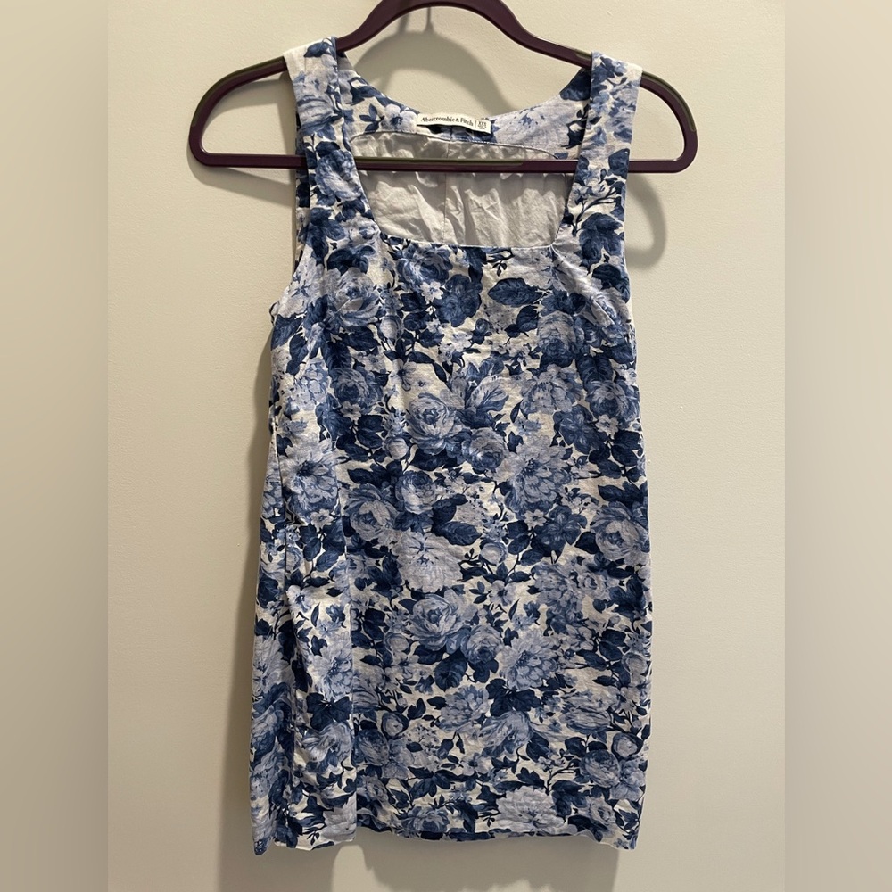 Abercrombie & Fitch Squareneck Midi Dress